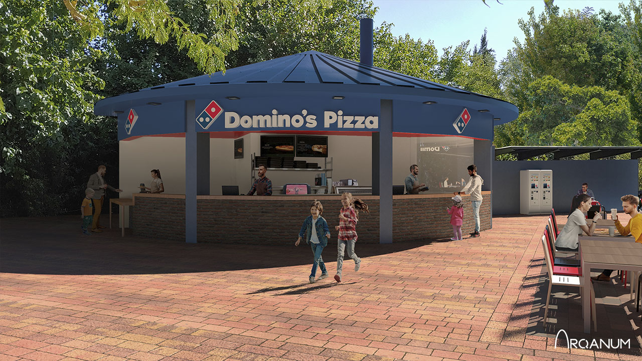 Domino's Pizza, kiosk